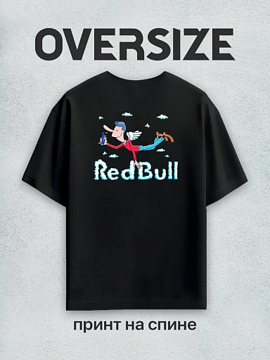 Футболка с принтом red bull