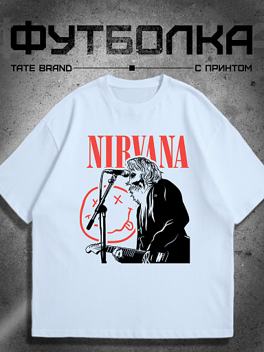 Футболка с принтом Нирвана NIRVANA