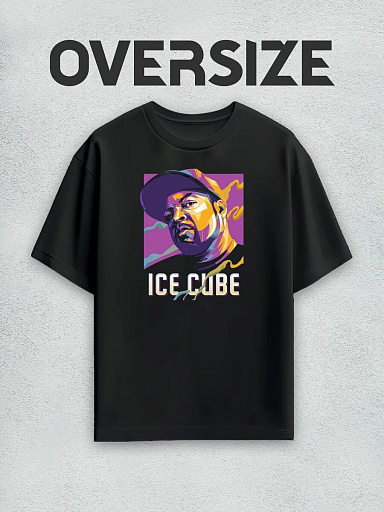 Футболка с принтом Ice Cube, рэп, уличный вайб