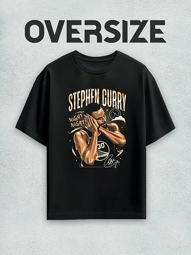 Футболка с принтом Stephen Curry