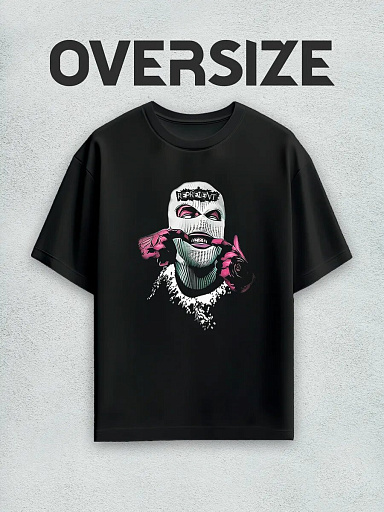 Футболка streetwear с принтом swag