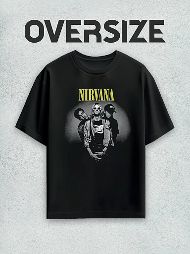 Футболка с принтом Нирвана Nirvana трио